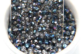 5mm Swarovski Elements Article 5000 Crystal Metallic Blue Faceted Round Beads 6/12/36/172/44/288/720 Pieces