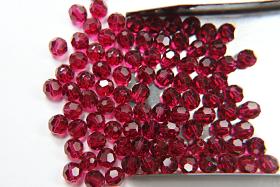 6mm Swarovski Elements Article 5000 Fuchsia (502) Faceted Round Beads 6/12/36/172/44/288/720 Pieces