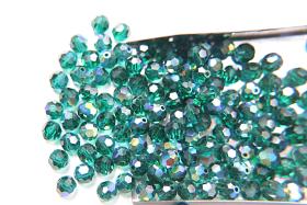 6mm Swarovski Elements Article 5000 Emerald Aurore Boreale Faceted Round Beads 6/12/36/172/44/288/720 Pieces