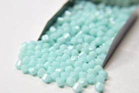 6mm Swarovski Mint Alabaster Beads 5020 Faceted Helix Bead 6/12/36/72/144/288/720 Pieces Jewelry making beads