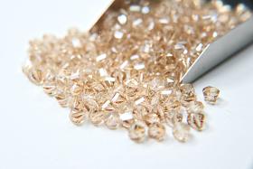 6mm Swarovski Crystal Golden Shadow Beads 5020 Faceted Helix Bead 6/12/36/72/144/288/720 Pieces Jewelry making beads