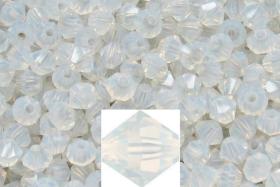 4/5mm White Opal Swarovski Bicone beads 12/36/72/144/432/720 Pieces embroidery materials, jewelry findings