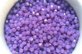 4mm Cyclamen Opal Swarovski Bicone Beads 36/72/144/432/720 Pieces (249) jewelry supplies, vintage findings, embroidery materials
