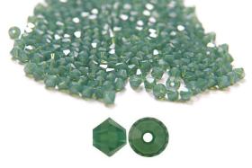 3mm Palace Green Opal Swarovski Bicone beads 36/72/144/432/720 Pieces (393) jewelry supplies, couture embroidery, wedding embellishments