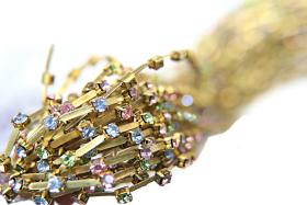 12 SS Vintage Fancy Rhinestone Chain Swarovski in Multi Colors 3mm 0.5/1/2/5 Meters Wedding Bridal Supplies|Jewelry Making|Decoration