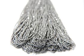 11/0 Charlotte True Cut Beads Gun Metal 10/20/50/250/500 Grams Metallic