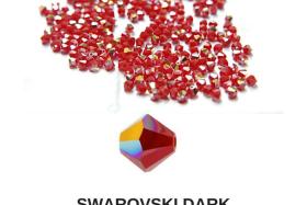4mm Dark Red Coral Aurore Boreale Swarovski Bicone  beads Cuts 36/72/144/432/1000 Pieces jewelry making materials