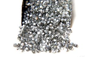Swarovski 4mm Black Diamond Comet Argent Light Bicones Beads 36/72/144/432/720 Pieces embroidery materials, decoration wedding, earring bead