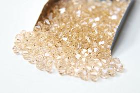 6 mm Light Peach Swarovski Bicone 12/36/72/144/288 Pieces (362) Jewelry making beads Made in Austria