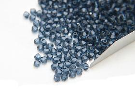4mm Montana Swarovski Bicone 36/72/144/432/720 Pieces Jewelry Beads Made in Austria, embroidery materials, embellishment couture