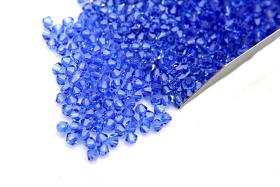 6mm Swarovski Sapphire Bicone Beads Cuts 12/36/72/144/288 Pieces (206) Jewelry supplies, rare findings, embroidery materials, premium beads