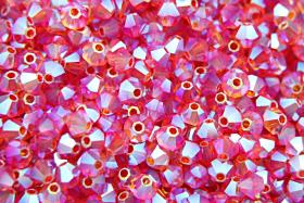 4mm Swarovski Fireopal AB 2X FC Bicones Rainbow Beads 36/72/144/432/720 Pieces (237) jewelry making rare findings, couture embellishments