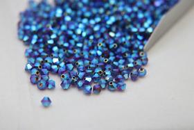 Swarovski (4mm) Burgundy AB 2X FC Bicones Rainbow Beads 36/72/144/432/720 Pieces (515) rainbow beads, jewelry making, couture embellishments