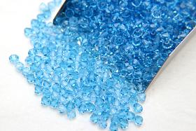 4mm Aquamarine Swarovski Bicone beads 36/72/144/432/720 Pieces (202) jewelry making, couture embroidery, embellishments beading, vintage