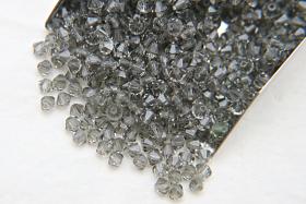 4mm Black Diamond Swarovski Bicone beads 36/72/144/432/720 Pieces (215) embroidery materials, jewelry making, rare beads, PREMIUM Supply