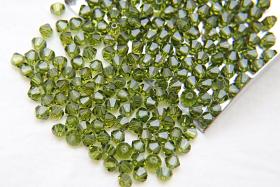 3mm Olivine Swarovski Bicone Beads 36/72/144/432/720 Pieces Jewelry findings, embroidery materials, jewelry making, craft supplies, couture