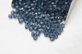 3mm Montana Swarovski Bicone 36/72/144/432/720 Pieces Jewelry Beads Made in Austria, embroidery materials, couture embellishments