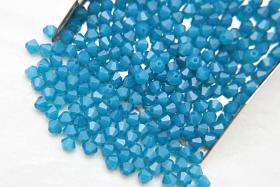 3mm Caribbean Blue Opal Swarovski Bicone beads 36/72/144/432/720 Pieces 395 Jewelry findings, embroidery materials, jewelry making, craft
