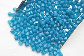 3mm Caribbean Blue Opal Swarovski Bicone beads 36/72/144/432/720 Pieces 395 Jewelry findings, embroidery materials, jewelry making, craft