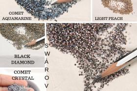 Swarovski Crystal 2SS/PP6 1.3mm Xilion 6 COLORS 1028 Chatons 72/144/720/1440/7200/144000 Pieces Vintage Swarovski, Crystal Clay, nail art