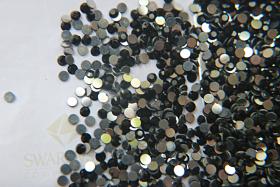 10SS Swarovski Flatbacks in Jet Chaton Roses 2088 (2.9mm) Made in Austria 72/144/432/1440  Pieces Nail art decoration