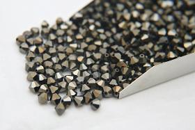 5mm Jet Nut 2X Swarovski Bicone beads Cuts 12/36/72/144/432/720 Pieces embroidery materials, jewelry making, rare beads, PREMIUM Supply bead