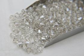6mm Crystal Silver Shade Swarovski Bicone Cuts 20 Gross (2880 Pieces) jewelry making/embroidery materials / premium vintage materials