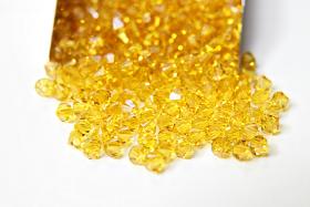 4/5 Light Topaz Swarovski Bicone  Beads 12/36/72/144/432/720 Pieces Jewelry making beads, embroidery materials, wedding decoration, rare