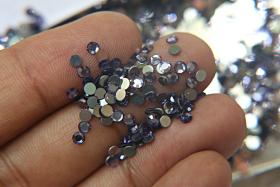 10SS Swarovski Flatbacks in Tanzanite Chaton Roses 2088 (2.9mm) Made in Austria 72/144/432/1440 Pieces Nail art decoration
