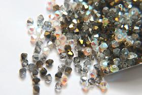 3/4 mm Gilty Pleasure  Designer Mixes Swarovski Bicone beads 36/72/144/432/720 Pieces loose beads, mix beads, embroidery materials, craft