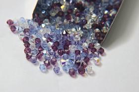 3/4 mm Pleasant Purple Mixes Swarovski Bicone beads 36/72/144/432/720 Pieces loose beads, mix beads, embroidery materials, craft supplies