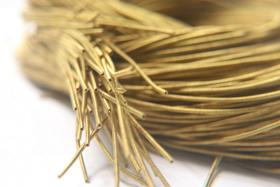 Brass Metallic French Wire, Bullion Wire, Gimp Wire 50/100/200/400 Grams embroidery threads, jewelry making