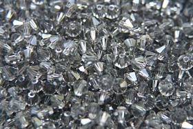 Light Black Diamond (4mm) Swarovski Bicone 36/72/144/432/720 Pieces VINTAGE SWAROVSKI, jewelry findings, loose beads, embroidery materials