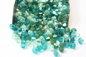 5mm Emerald Palace Designer Mixes Swarovski Bicone beads 12/36/72/144/432/720 Pieces jewelry making, embroidery materials, mix beads