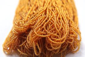 11/0 Czech Seed Bead Transparent Topaz 1/5/25/50/100 Full hanks Preciosa Ornella loose beads, mix beads, embroidery materials, craft supply