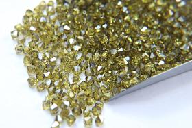 4mm Khaki Satin Swarovski Bicone Cuts Beads 36/72/144/432/720 Pieces jewelry making, loose beads