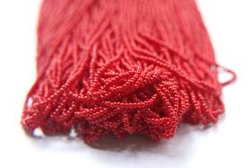 11/0 Czech Seed Bead Dark Red Opaque 1/5/25/50/100 Full hanks Preciosa Ornella loose beads, mix beads, embroidery materials, craft supplies