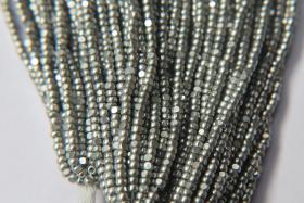 11/0 Hanks Charlotte Cut Beads Metallic Aluminium Silver 1/5/25/50/100 Hanks 2.0mm embroidery materials, bijoux findings, rare beads vintage