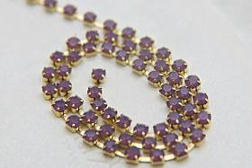 12SS Swarovski Vintage Rhinestone Chain in Cyclamen Opal (398) 3mm 0.5/1/2/5 Mtrs Wedding Bridal Supplies|Jewelry Making|Decoration vintage