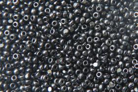 11/0 Charlotte true Cut Beads Jet Hematite Metallic 10/20/50/250/500 Grams embroidery materials, jewelry making, vintage beads, rare finding