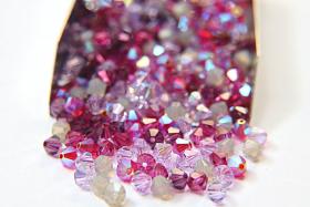5mm Perry Designer Mixes Swarovski Bicone beads 12/36/72/144/432/720 Pieces jewelry making, embroidery materials, mix beads, craft supply