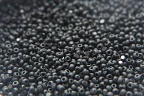 11/0 Charlotte true Cut Beads Matt Black 10/20/50/250/500 Grams (10 Grams 1300 Pieces)