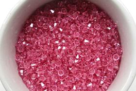 4mm Rose Swarovski Bicone Beads 36/72/144/432/720 Pieces, jewelry making supplies, wedding decorations, embroidery materials, vintage beads