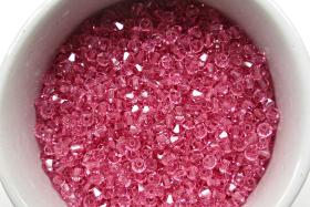 3mm Rose Swarovski Bicone 36/72/144/432/720 Pieces (204) Jewlery Making Beads, craft supply, wedding decoration,
