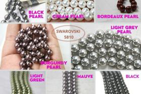 Swarovski® Crystal Round Pearl 6/8/10/12mm Beads 5810, round pearl swarovski crystal 5810 beads swarovski crystal pearl WHOLESALE PRICES