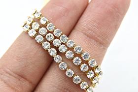 10ss/12ss Swarovski Close Cup Chain in Crystal Xillion Made in Austria 0.5/1/2/5 Meters rare couture material Bridal Supplies|Jewelry Making