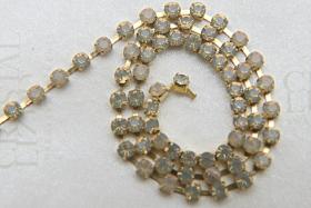 12SS Swarovski Vintage Rhinestone Chain in Sand Opal 3mm 0.5/1/2/5 Meters Wedding Bridal Supplies|Jewelry Making|Decoration, vintage finding
