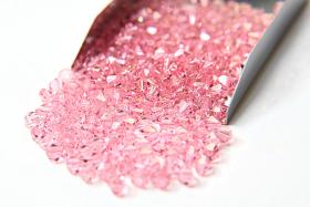 2.5mm Light Rose Swarovski Bicone Tiny Beads 36/72/144/432/1000 Pieces Jewelry findings, embroidery materials, jewelry making, rare beads