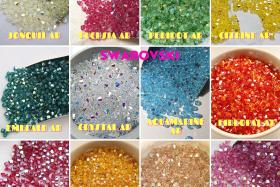 5mm Aurore Boreale Swarovski Bicone (12 colors) rainbow beads 3600 Pieces wedding embellishments, embroidery materials