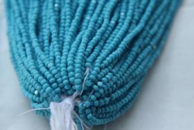 11/0 Hanks Charlotte Cut Beads Premium Turquoise Blue Opaque 1/5/25/50/100 Hanks 2.0mm PREMIUM beads craft supplies, embroidery materials